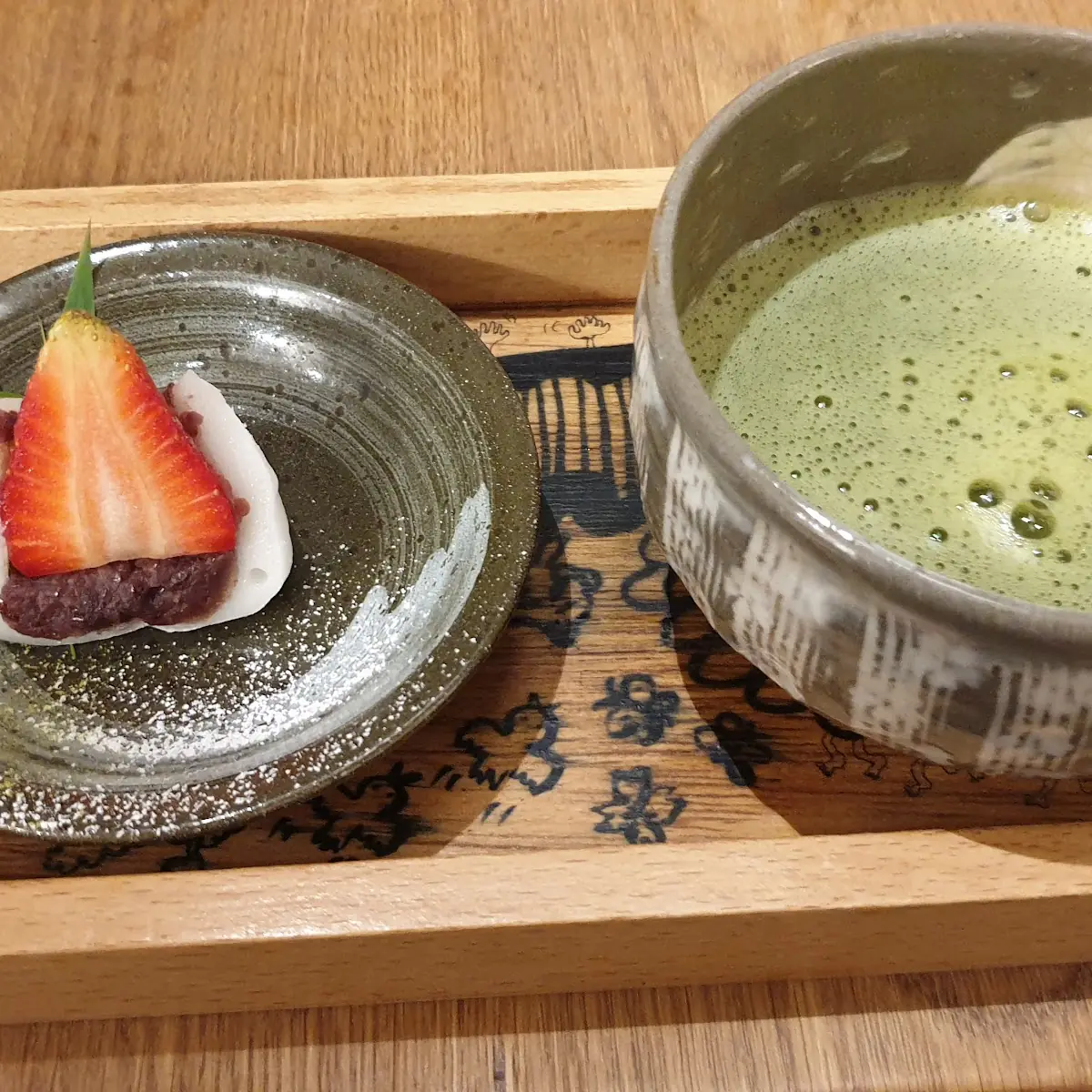 matcha latte 抹茶拿铁